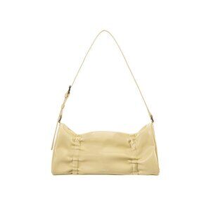 Stand Oil Pleats Bag in Butter Yellow